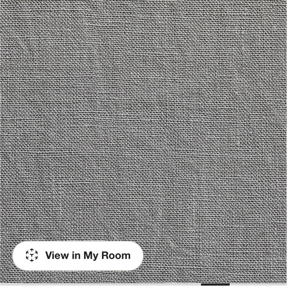 Pebble Grey Linen Blackout Window Curtain Panel 52"x96" - Picture 3 of 3
